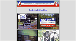 Desktop Screenshot of heimatverein-prisdorf.de